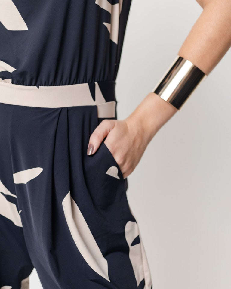 Narciso Jumpsuit Leaves