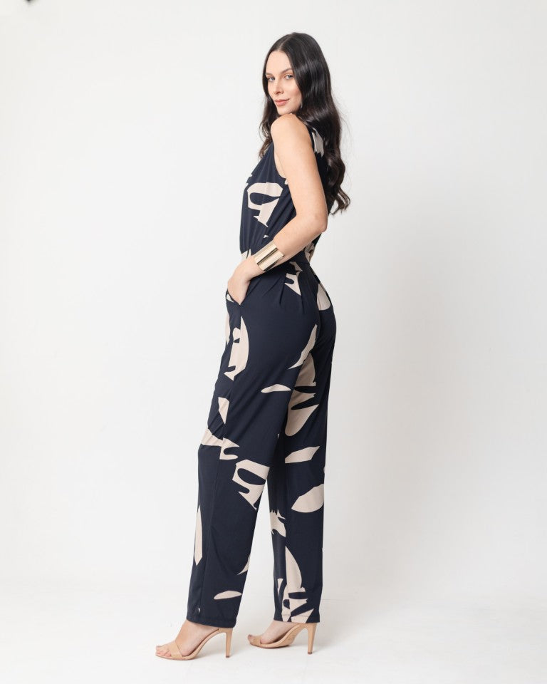 Narciso Jumpsuit Leaves